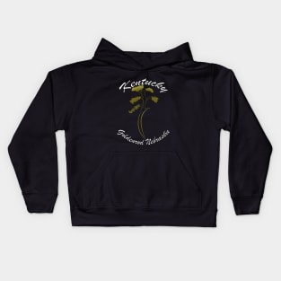 Kentucky - Goldenrod Nebraska Kids Hoodie